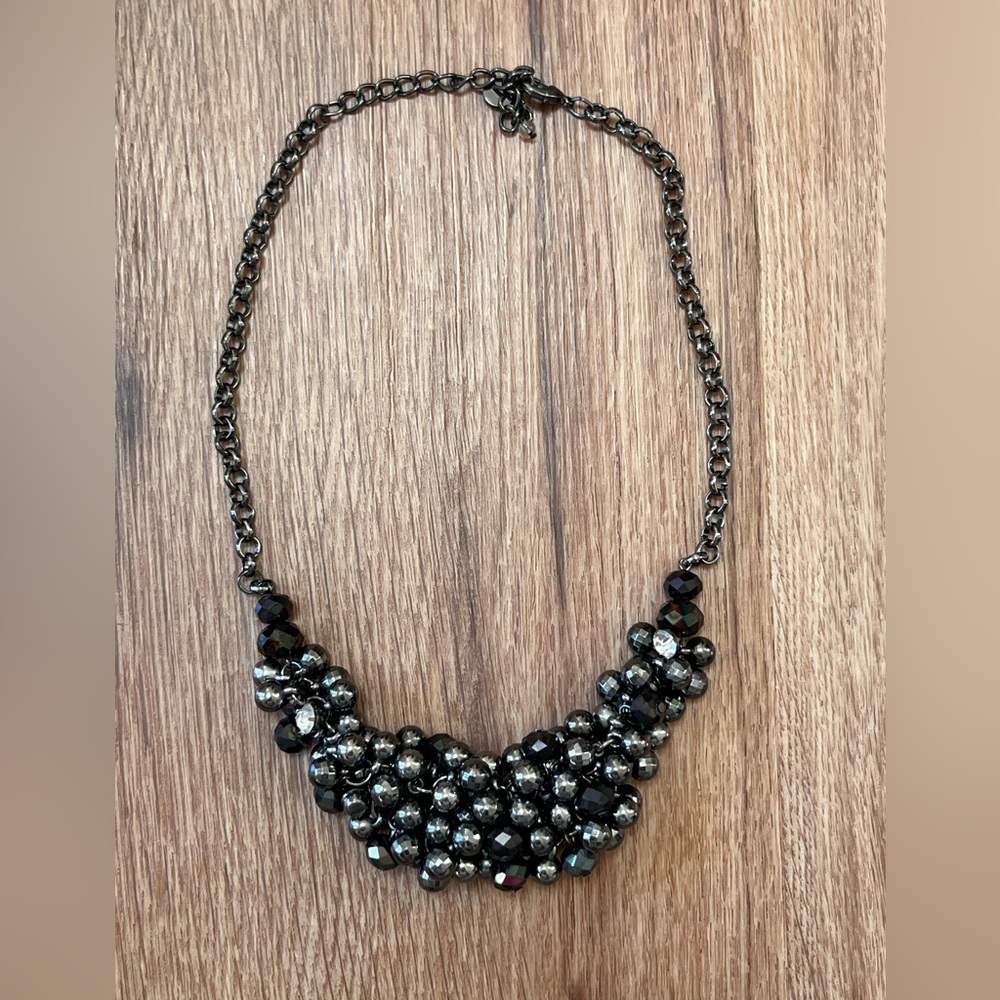 Simply Vera faceted acrylic statement necklace